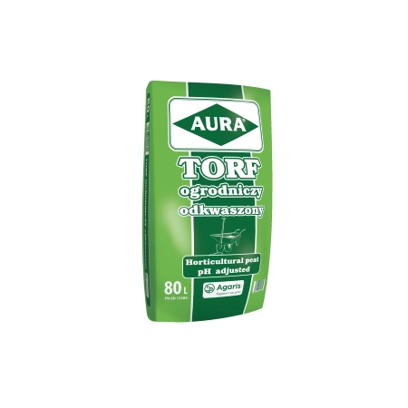 Torf ogrodniczy 5.5-6.5 80L Aura