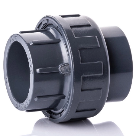 Dwuzłączka śrubunek PVC gw/gw 1";