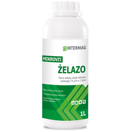 Mikrovit Żelazo Fe Intermag - nawóz żelazowy1 l